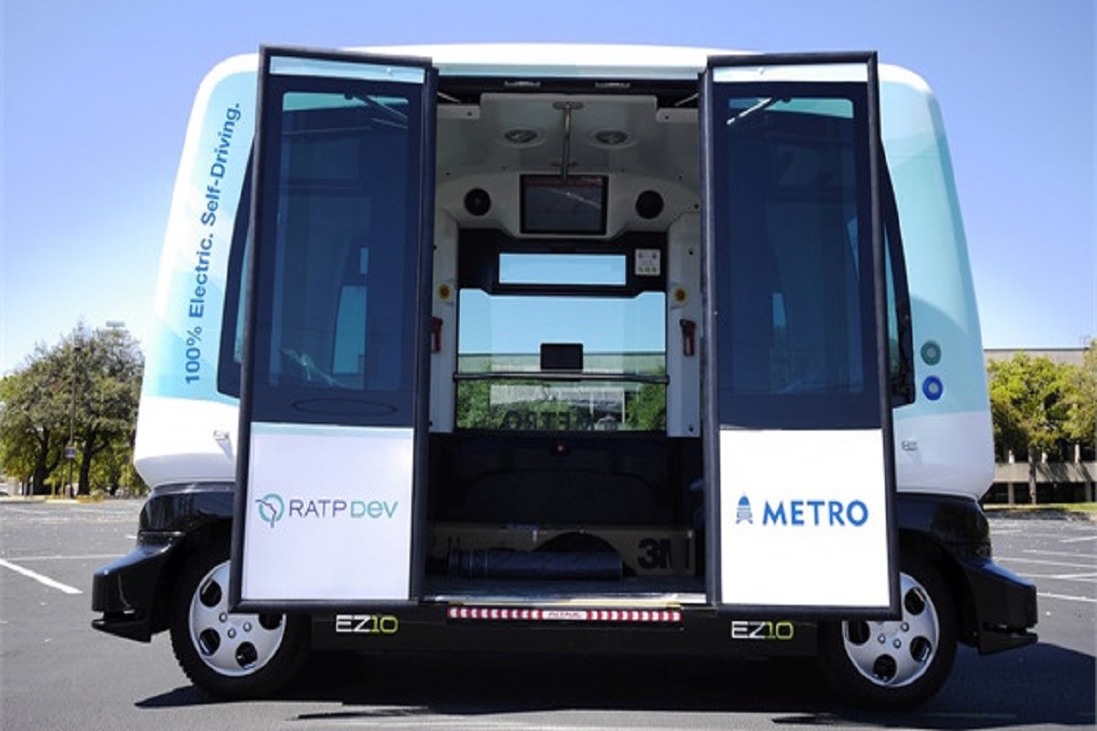 Driver Less Van Self-driving passenger vans hit the road in Texas city | VW Vortex ...